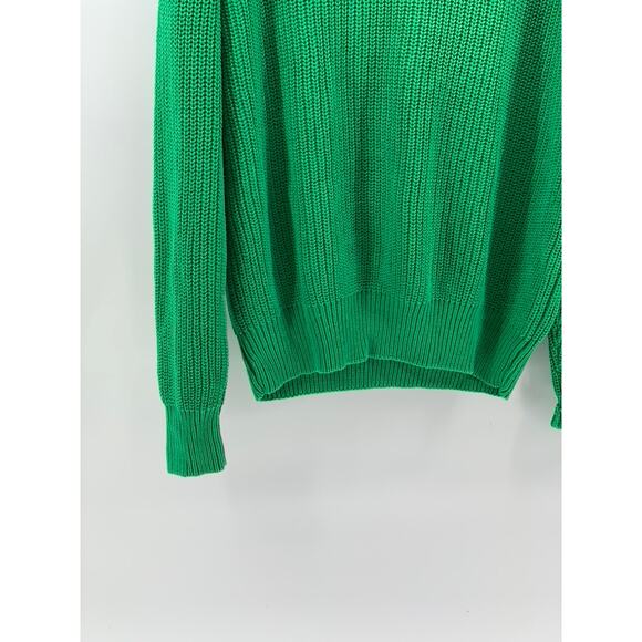 THE DENVER Men's Dark Green Crewneck Long Sleeve Knit Pullover Sweater SZ XL - Picture 7 of 9